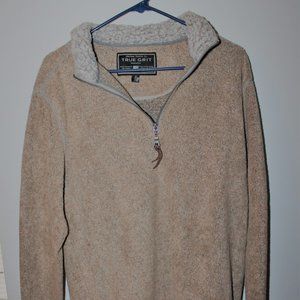 TRUE GRIT Medium Fleece Pullover Medium LIKE NEW